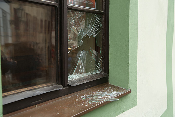 A2B Glass are able to board up broken windows while they are being repaired in Barrow In Furness.